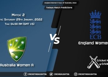 England tour of West Indies, 2022, Match 2 AU-A-W vs ENG-A-W, Playing 11 & Today's Match Predictions