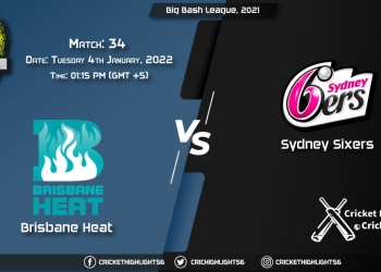 HEA vs SIX, Live Scorecard, Match 34, January 4, 2022, Live Cricket Score, Big Bash League, 202122