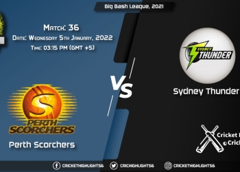 HEA vs SIX, Live Scorecard, Match 36, January 5, 2022, Live Cricket Score, Big Bash League, 202122