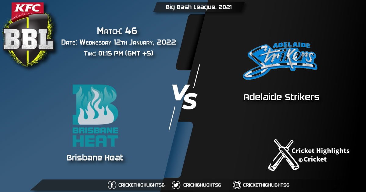 HEA vs STR, Live Scorecard, Match 46, January 11, 2022, Live Cricket Score, Big Bash League, 202122