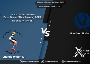 ICC Under-19 Cricket World Cup, 2022, Match 13th Place Play-off UGA-U19 vs SCO-U19, Playing 11 & Today's Match Predictions