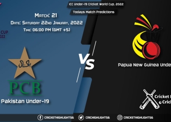 ICC Under-19 Cricket World Cup, 2022, Match 21 PK-U19 vs PNG-U19, Playing 11 & Today's Match Predictions