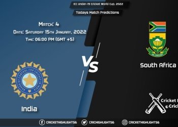ICC Under-19 Cricket World Cup, 2022, Match 4 IN-U19 vs SA-U19, Playing 11 & Today's Match Predictions