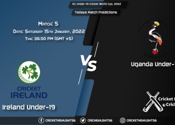 ICC Under-19 Cricket World Cup, 2022, Match 5 IRE-U19 vs UGA-U19, Playing 11 & Today's Match Predictions
