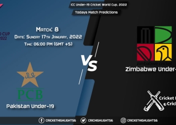 ICC Under-19 Cricket World Cup, 2022, Match 8 PK-U19 vs ZIM-U19, Playing 11 & Today's Match Predictions