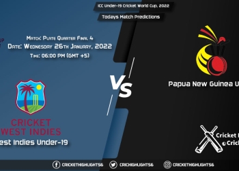 ICC Under-19 Cricket World Cup, 2022, Match Super League Quarter Final 1 EN-U19 vs SA-U19, Playing 11 & Today's Match Predictions