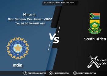 IN-U19 vs SA-U19, Live Scorecard, Match 4, January 15, 2022, Live Cricket Score, ICC Under-19 Cricket World Cup, 2022