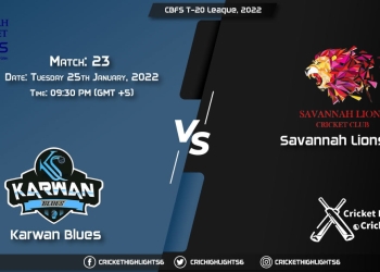 KAB vs SAL, Live Scorecard, Match 23, January 25, 2022, CBFS T-20 League, 2022