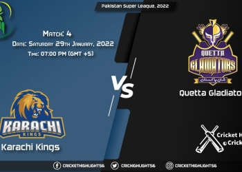 KAR vs QUE, Live Scorecard, Match 4, January 29, 2022, Pakistan Super League, 2022