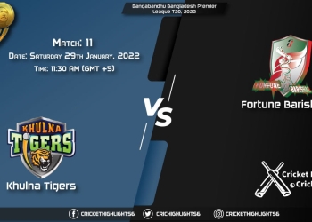 KHT vs FBA, Live Scorecard, Match 11, January 29, 2022, Bangabandhu Bangladesh Premier League T20, 2022