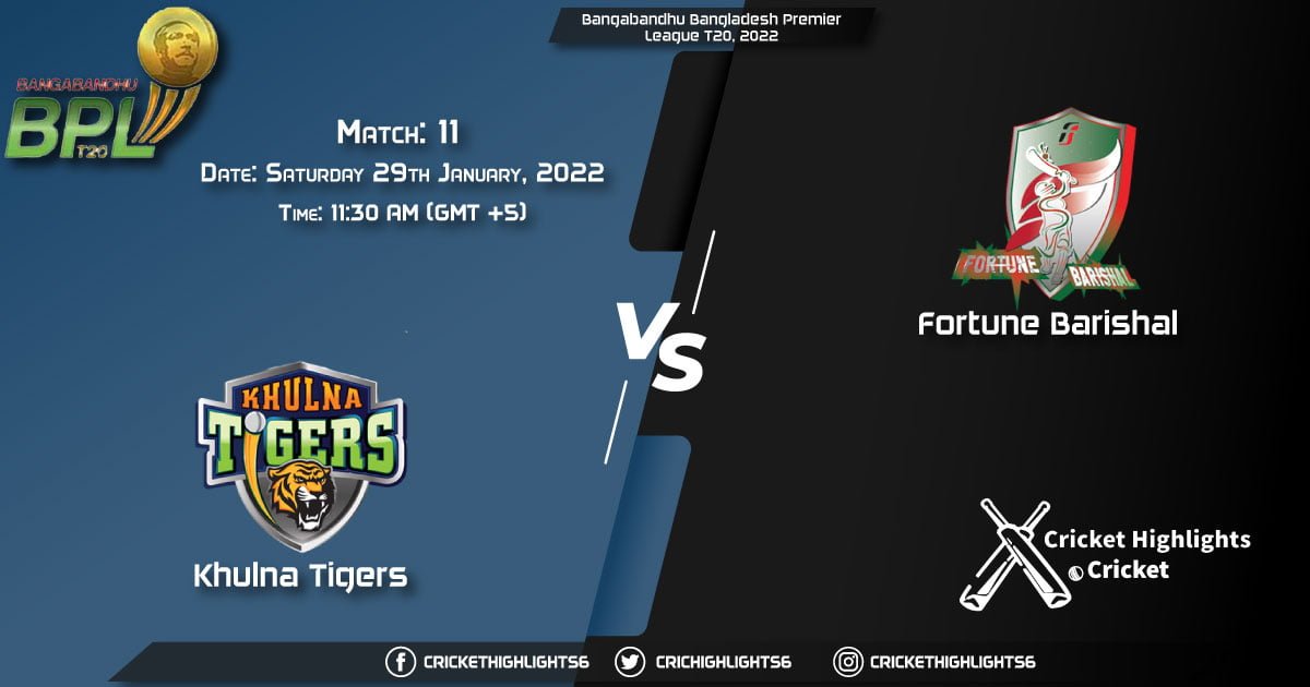 KHT vs FBA, Live Scorecard, Match 11, January 29, 2022, Bangabandhu Bangladesh Premier League T20, 2022