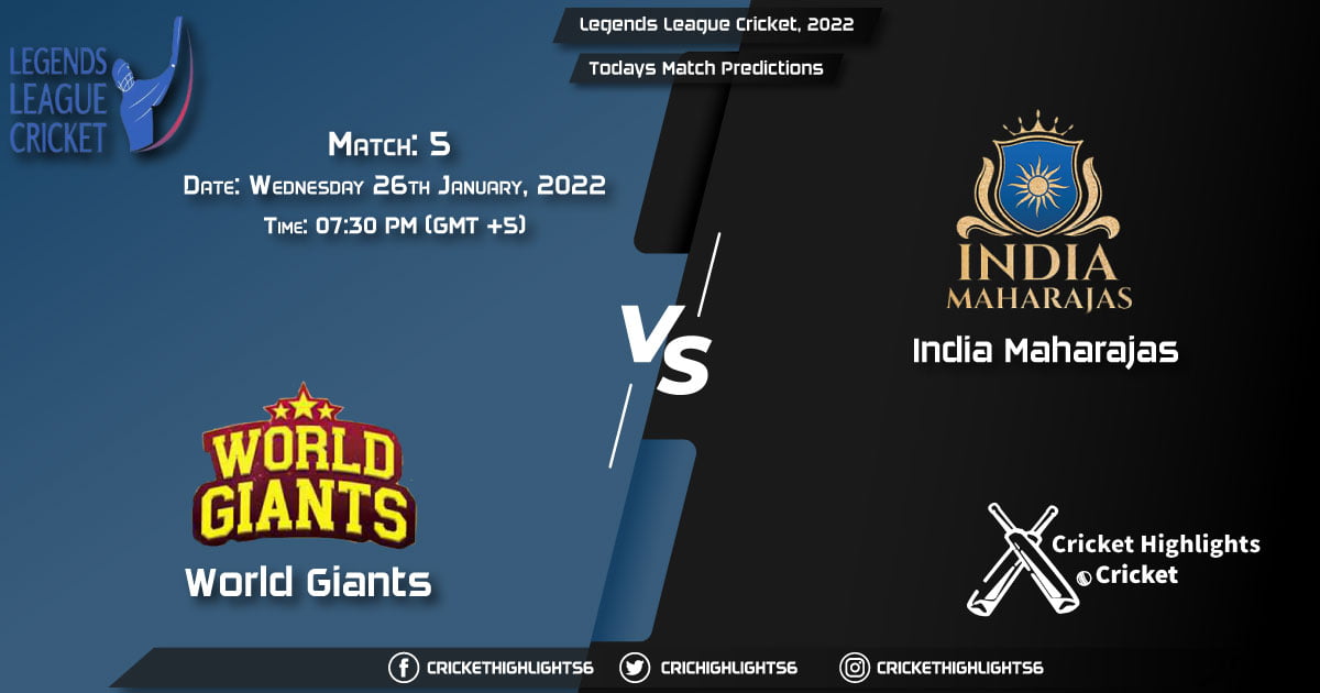 Legends League Cricket, 2022, Match 5 WOG vs INM, Playing 11 & Today's Match Predictions