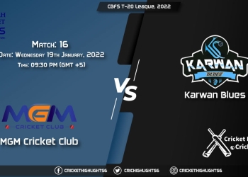 MGM vs KAB, Live Scorecard, Match 16, January 19, 2022, Live Cricket Score, CBFS T-20 League, 2022