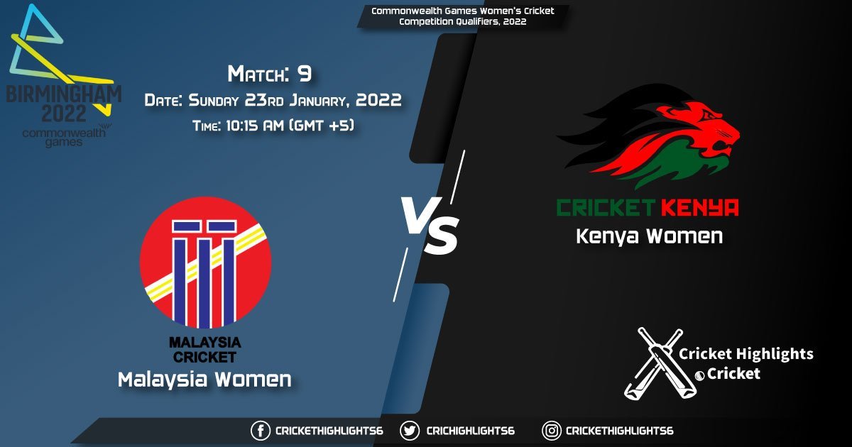 ML-W vs KEN-W, Live Scorecard, Match 9, January 23, 2022, Live Cricket Score, Commonwealth Games Women's Cricket Competition Qualifiers, 2022
