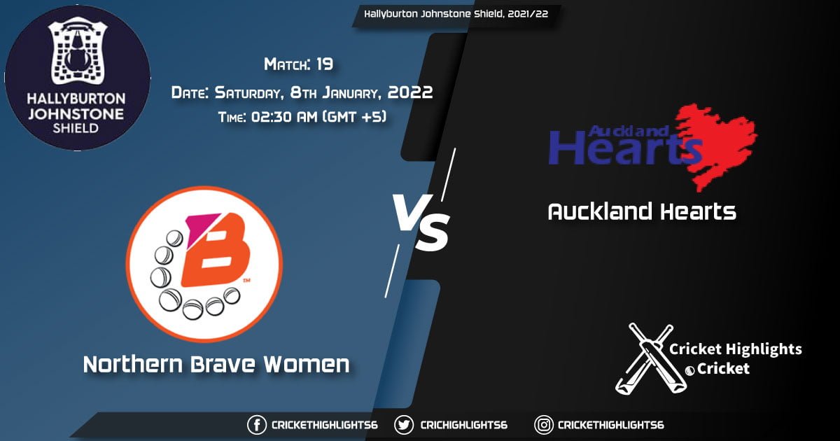 NB-W vs AH-W, Live Scorecard, Match 19, January 8, 2022, Live Cricket Score, Hallyburton Johnstone Shield, 202122