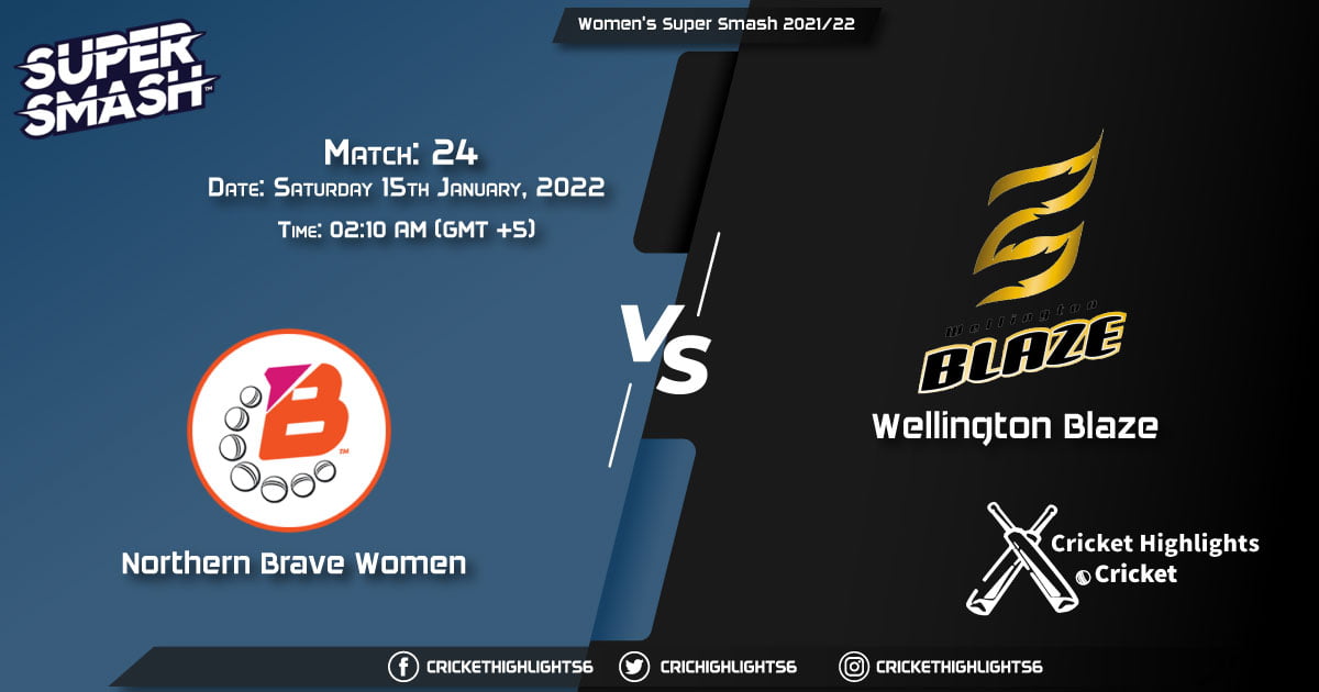 NB-W vs WB-W, Live Scorecard, Match 24, January 15, 2022, Live Cricket Score, Women's Super Smash 202122