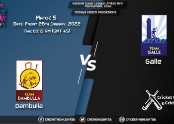 National Super League Limited Over Tournament, 2022, Match 5 DAM vs GAL, Playing 11 & Today's Match Predictions