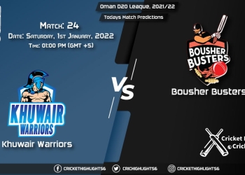 Oman D20 League, 202122, Match 24 KHW vs BOB, Playing 11 & Today's Match Predictions