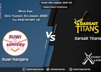 Oman D20 League, 202122, Match Final RUR vs DAT, Playing 11 & Today's Match Predictions