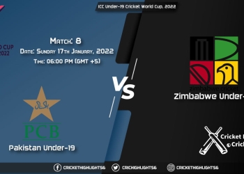 PK-U19 vs ZM-U19, Live Scorecard, Match 8, January 17, 2022, Live Cricket Score, ICC Under-19 Cricket World Cup, 2022