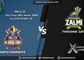 QUE vs PES, Live Scorecard, Match 2, January 28, 2022, Pakistan Super League, 2022