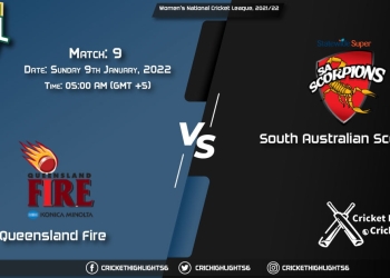 QUN-W vs SAU-W, Live Scorecard, Match 9, January 9, 2022, Live Cricket Score, Women's National Cricket League, 202122