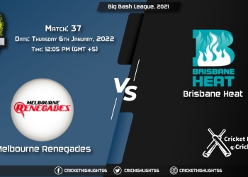 REN vs HEA, Live Scorecard, Match 37, January 6, 2022, Live Cricket Score, Big Bash League, 202122