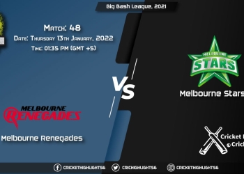 REN vs STA, Live Scorecard, Match 48, January 13, 2022, Live Cricket Score, Big Bash League, 202122