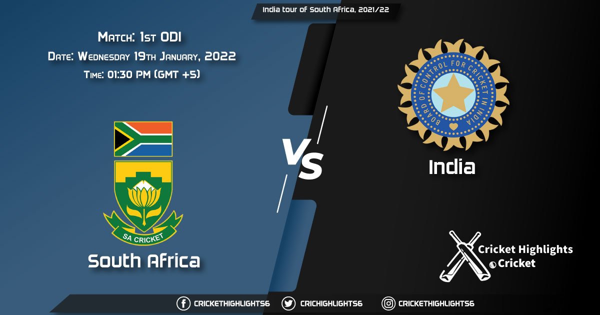 SA vs IND, Live Scorecard, Match 1st ODI, January 19, 2022, Live Cricket Score, India tour of South Africa, 202122
