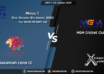 SAL vs MGM, Live Scorecard, Match 1st , January 8, 2022, Live Cricket Score, CBFS T-20 League, 2022