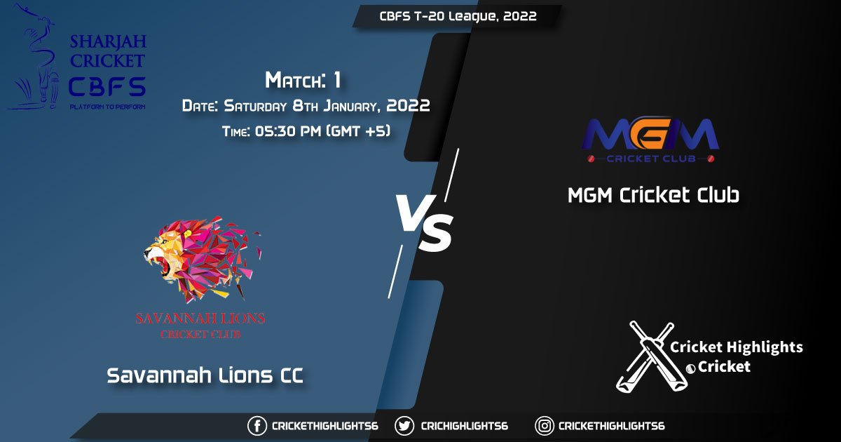 SAL vs MGM, Live Scorecard, Match 1st , January 8, 2022, Live Cricket Score, CBFS T-20 League, 2022