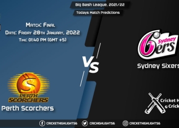 SCO vs SIX, Live Scorecard, Match Final, January 28, 2022, Big Bash League, 202122