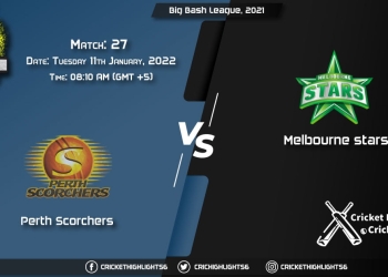 SCO vs STA, Live Scorecard, Match 27, January 11, 2022, Live Cricket Score, Big Bash League, 202122
