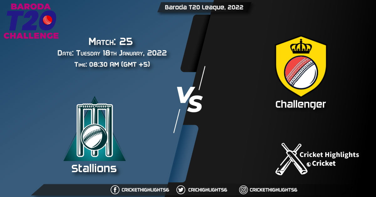 STA vs CHA, Live Scorecard, Match 25, January 18, 2022, Live Cricket Score, Baroda T20 League, 2022