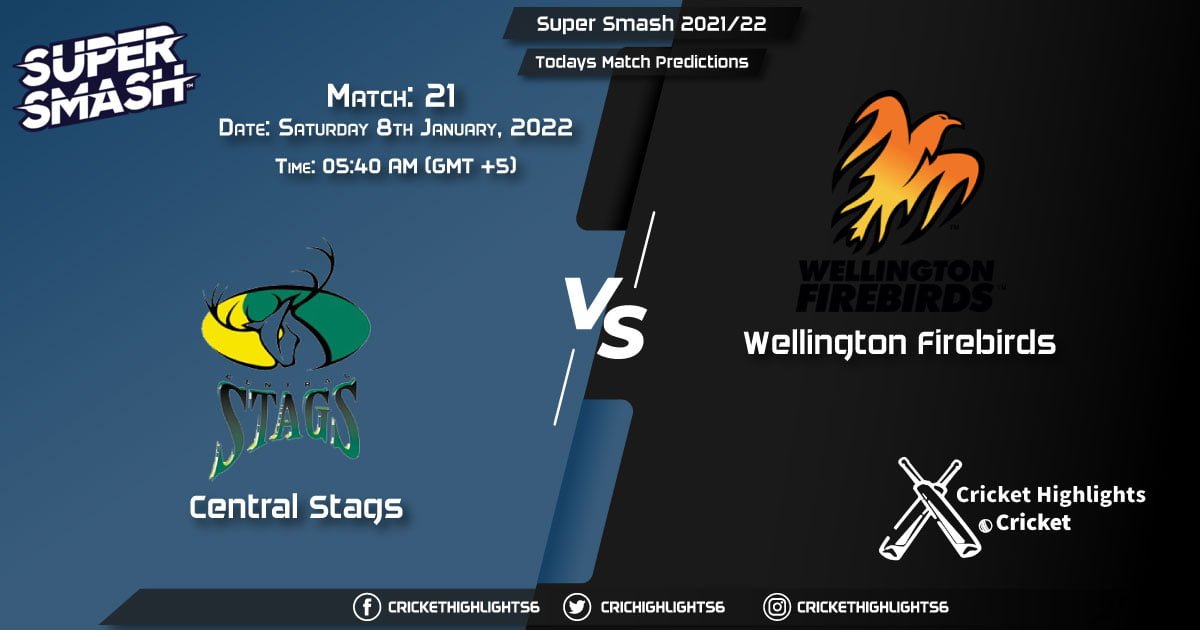 Super Smash 202122, Match 21 CS vs WF, Playing 11 & Today's Match Predictions