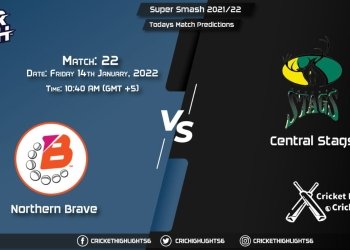 Super Smash 202122, Match 22 NB vs CS, Playing 11 & Today's Match Predictions