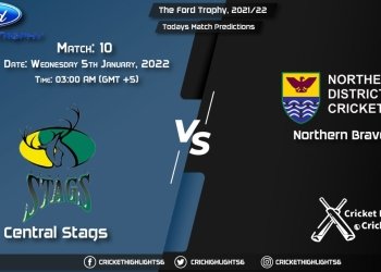 The Ford Trophy, 202122, Match 10 CS vs NB, Playing 11 & Today's Match Predictions
