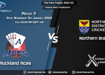 The Ford Trophy, 202122, Match 11 AA vs NB, Playing 11 & Today's Match Predictions
