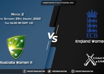 WI vs ENG, Live Scorecard, Match 4th T20I, January 29, 2022, England Women A tour of Australia, 2022
