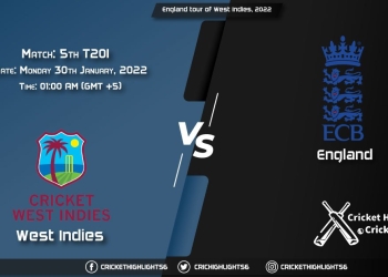WI vs ENG, Live Scorecard, Match 5th T20I, January 30, 2022, England tour of West Indies, 2022