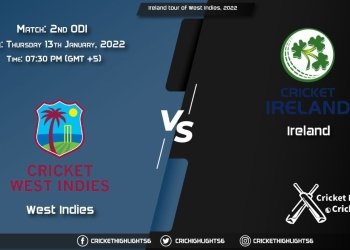 Ireland tour of West Indies, 2022