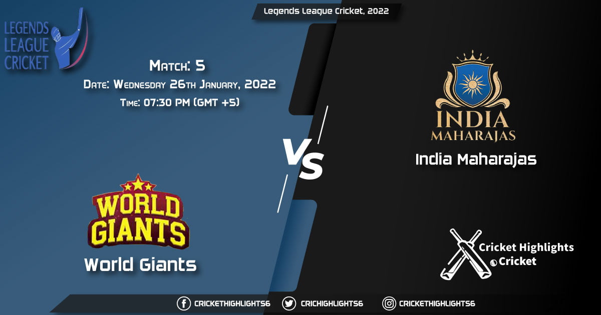 WOG vs INM, Live Scorecard, Match 5, January 26, 2022, Legends League Cricket, 2022