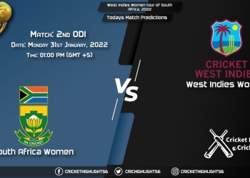 West Indies Women tour of South Africa, 2022, Match 2nd ODI SA-W vs WI-W, Playing 11 & Today's Match Predictions