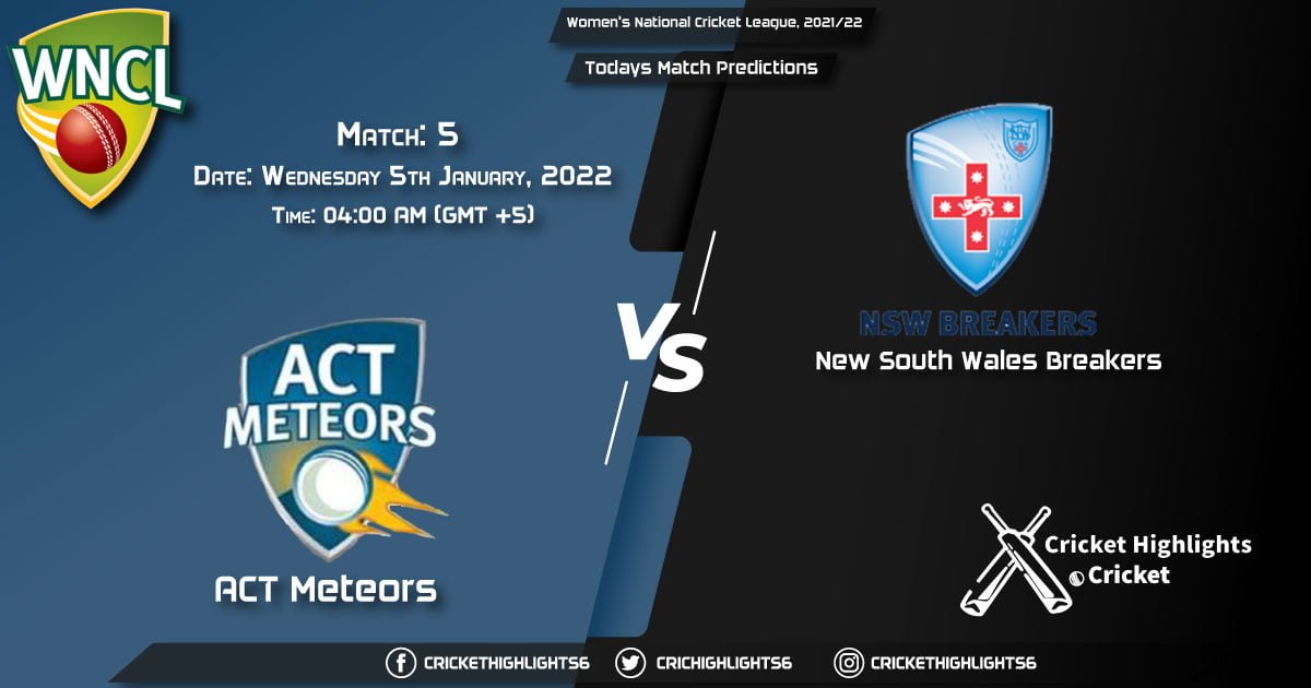 Women's National Cricket League, 202122, Match 5 AM-W vs NSW-W, Playing 11 & Today's Match Predictions