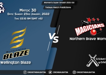 Women's Super Smash 202122, Match 30 NB-W vs WB-W, Playing 11 & Today's Match Predictions