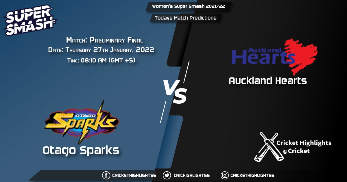 Women's Super Smash 202122, Match Preliminary Final OS-W vs AH-W, Playing 11 & Today's Match Predictions