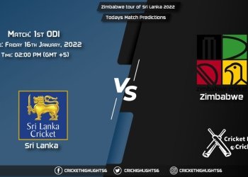 Zimbabwe tour of Sri Lanka 2022, Match 1st ODI: SL vs ZIM, Playing 11 & Today's Match Predictions