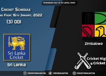 Zimbabwe tour of Sri Lanka 2022 - Schedule, Fixture List, Match Timings, Live Score, Results, Venues, Teams and Squads
