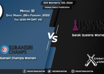 ACA Women's T20, 2022, Match 10 SBC-W vs BQ-W, Playing 11 & Today's Match Predictions
