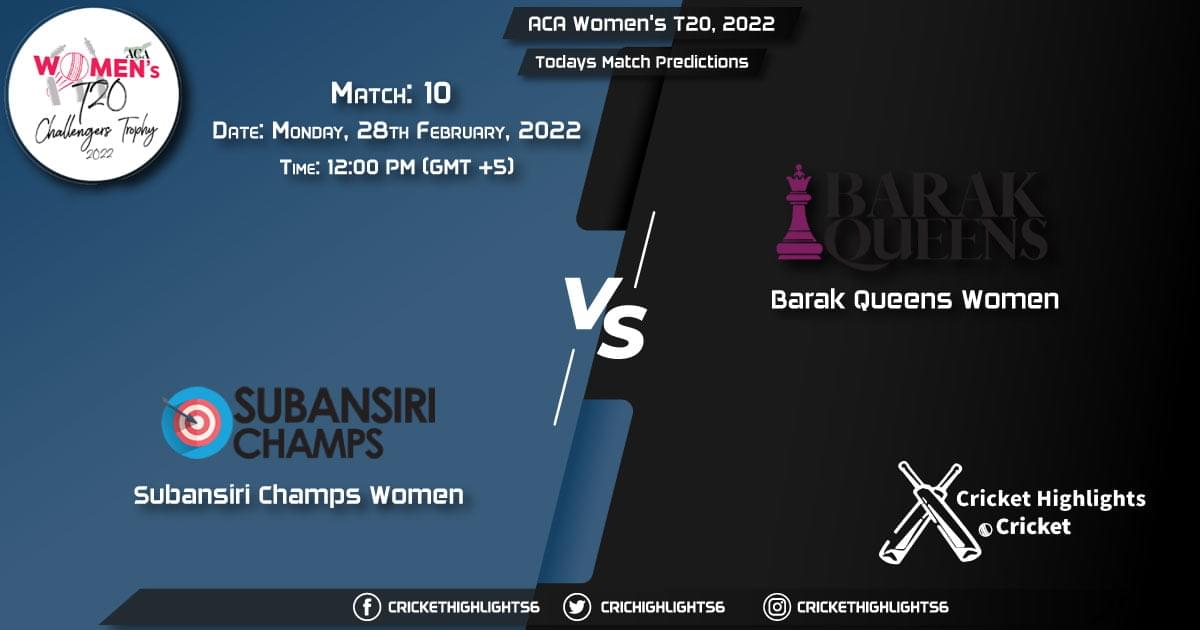 ACA Women's T20, 2022, Match 10 SBC-W vs BQ-W, Playing 11 & Today's Match Predictions
